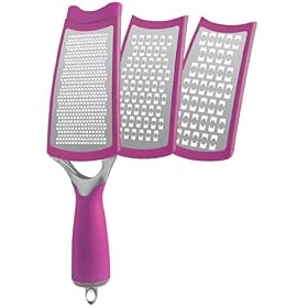 Art and Cook Wide Convertible Grater, Pink by Art and Cook