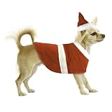 Cozy Santa Dog Outfit & Christmas Costumes for Winter - Medium