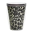Leopard Print 16 oz Insulated Beverage Tumbler, Clear