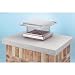 Chimney 14607 13 x 13 Inch HomeSaver Pro Stainless Steel Chimney Cap 304-alloy 18-ga. Base and Mesh 24-ga. Lid