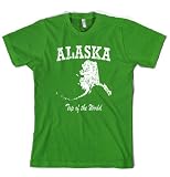 Top of the world Alaska t shirt funny shirts mens t shirts novelty adult clothing great gift ideas