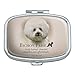 Bichon Frise Dog Breed Rectangle Pill Case Trinket Gift Box