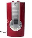 1.5 KW Ceramic Tower Upright Fan Heater with Timer and Cool Air Facility - RED/White