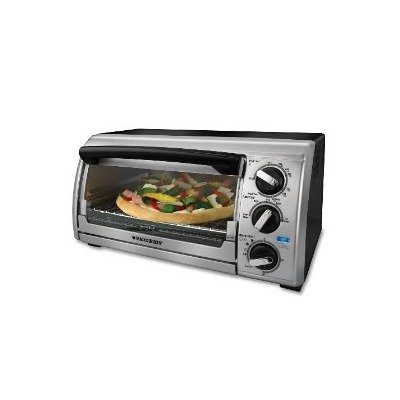 Black and Decker TRO480BS Toast-R-Oven 4-Slice Toaster Oven