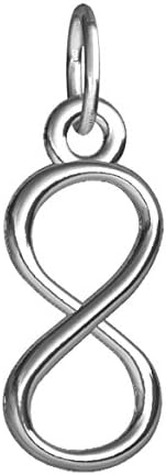 SZIROSmall Infinity Symbol Charm in Sterling Silver