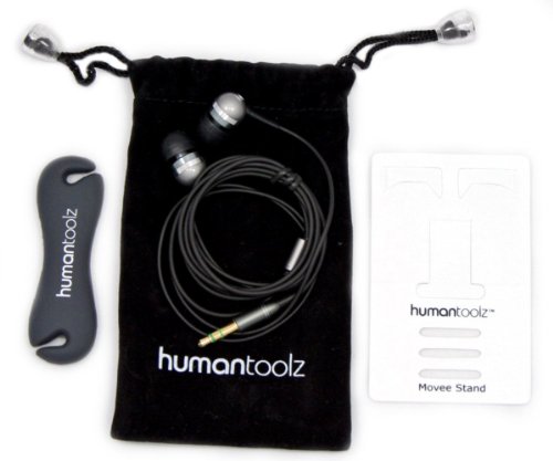 Human Toolz Sound Budz XS In Ear Sound Isolating Headphones Bundle (Black) Human Toolz Sound Budz XS In-Ear Sound Isolating Headphones Bundle (Black)