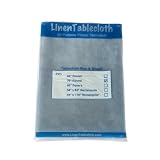 70 Inch Round Reusable Plastic Tablecloth Clear by 