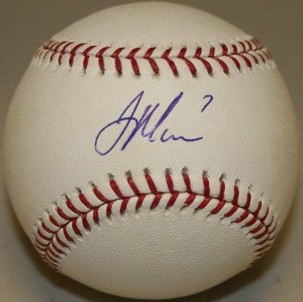 Joe Mauer Hand Signed Autographed Minnesota Twins Official Major League Baseb...
