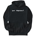 Hoodie Mens Black " Got Filipinos? " Countries