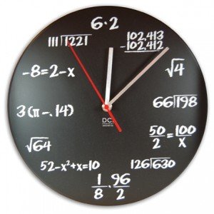 Pop Math Quiz Clock