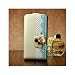 Purple and White Polka Dot and Lace Pattern Magnetic Leather Flip Case with Key, Pearl and Button Design For the NEW Apple iPhone 5 (AT&T, Verizon, Sprint)