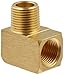 Dixon SE3F3M Extruded Brass Pipe and Welding Fitting, 90 Degree Street Elbow, 3/8
