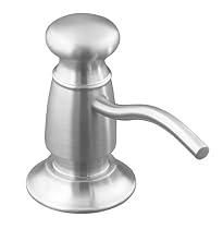 KOHLER K-1894-C-G Soap or Lotion Dispenser with Traditional Design (Clam Shell Packed), Brushed Chrome