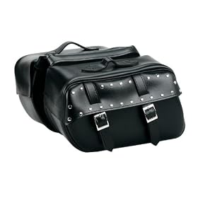 Waterproof Advanced Design Studded Motorcycle Saddlebags