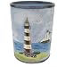 LIGHTHOUSE Light House WASTEBASKET trash NAUTICAL