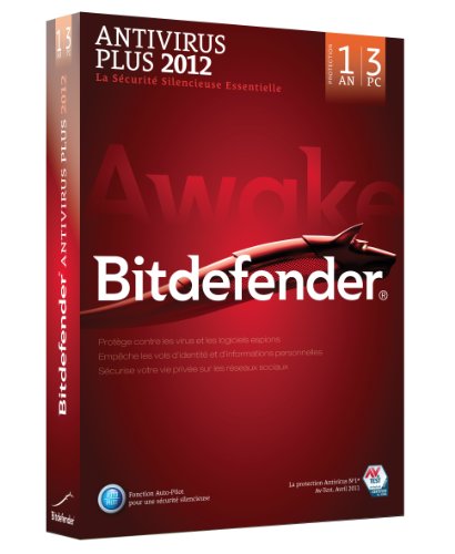 Bitdefender Antivirus Plus 2012 (3 postes, 1 an)
