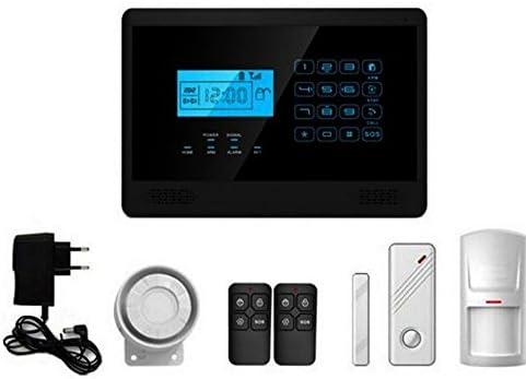 Galaxia LCD Screen Wireless GSM Auto Dail Touch Keypad Home Alarm System