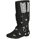 Sugar Women's Woodstock Boot Embroidered Mid-Calf Boot