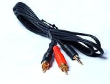 Psylins 3.5mm Jack Plug to 2 x RCA/Phono Plugs 15Mtr Cable