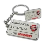 Arsenal アーセナル キーホルダー ピンバッジ 2点セット ストリートサインタイプ ピンバッチ キーリング