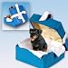 Rottweiler Blue Gift Box Dog Ornament