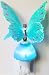 Color Changing Fiber Optic Butterfly Nightlight; Teal Green Wings with Blue Base Glowing LED Butter Fly Night Light Makes A Great Gift Idea