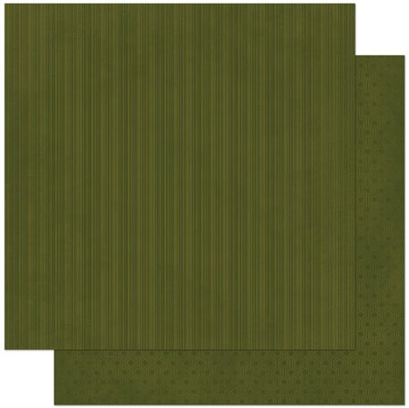 Olive Stripe 12X12 Double Dot Designs Paper (Bo 