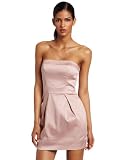 French Connection Women's Caramel Cotton Strapless Dress