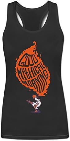 Luosha Women's JuDian Good Mythical Morning Poster Graphic Tank Top XL Black