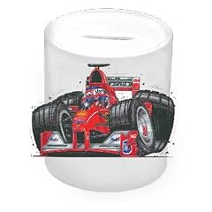 Personalisiertes Koolart - Barrichello Ferrari Car Sparschwein aus Keramik