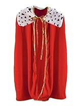 Child King/Queen Robe (red) Party Accessory  (1 count) (1/Pkg)
