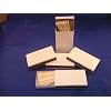 50 Plain White Cover Wooden Matches Box Matches