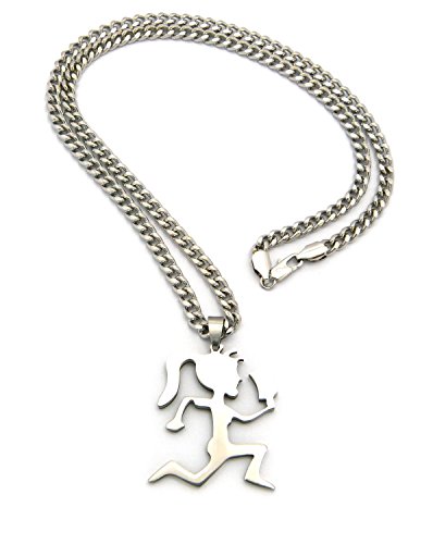 Hatchet Girl (TM) Stainless Steel Micro Pendant 24