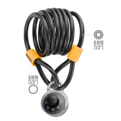 OnGuard Doberman Combo 5034 Bicycle Cable Lock On Sale