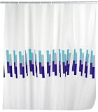 Kitchen & Housewares : Wenko Shower Curtain 180x200 Marina, Textile