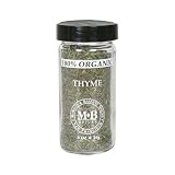 Morton & Bassett Organic Thyme, .9-Ounce Jars (Pack of 3)