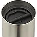 Planetary Design Airscape Stainless Steel Coffee Canister | Food Storage Container | US Patented Airtight Lid | Push Out Excess Air Preserve Food Freshness (Small, Obsidian)