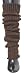 Chocolate Brown Knee Hi Leg Warmers by KD dance, Makers of the Finest Danewear in the World