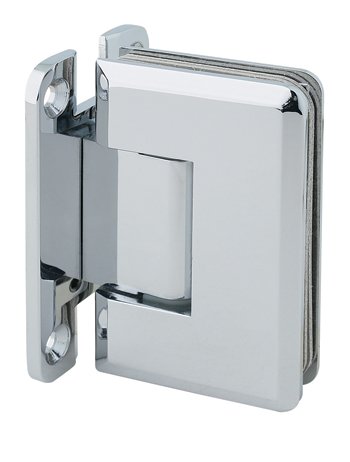 MONT HARD Heavy Glass Shower hinge with Bevelled edge