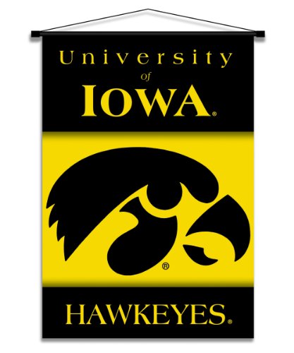 NCAA Iowa Hawkeyes Indoor Banner Scroll