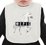 Epic Unicorn ネクタイを有する有機ビブ Medium