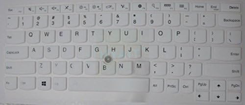 HYAIT 1Pcs Colorful Silicone Keyboard Protector Skin Cover for ThinkPad X230S X240 X240S YOGA S1 SEMI- WHITE
