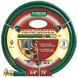 Flexon FR5875 5/8-Inch x 75-Foot 3-Ply Light Duty Garden Hose