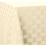 Reflections 60 by 84-Inch Oval Tablecloth, Pearl