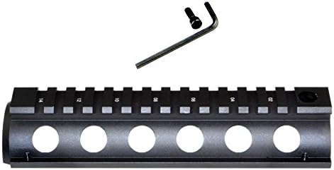 6.7" Length Scope Mount (2pieces), Aluminum, Black