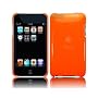 Orange Ultra Slim Hybrid Crystal XYLO-GEL: Back Cover Skin Case for the Apple iPod Touch 2G & 3G (8GB 16GB 32GB 64GB) MP3 Player.