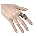 Vintage Style Fashion Bronze Engraved Leaf Winding Wrap Finger Ring By VAGA®