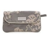 Apple & Bee Envelope Make Up Bag / Clutch - Japan Silver Glitter
