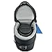 JW DLP-3 Deluxe Lens Pouch for CANON EF 135mm 1:2L ULTRASONIC / ZOOM EF-S 55-250mm 100-300mm / 75-300mm / 24-70mm NIKKOR 70-300mm / DX AF-S NIKKOR 55-300mm SMC PENTAX-DAL 1:4-5.8 55-300mm ED /SONY SAL75300 Lens + JW emall Micro Fiber Cleaning Cloth