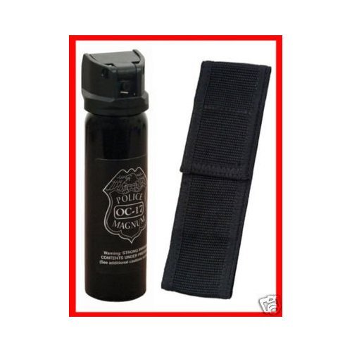 4 oz. Ounce Pepper Spray With Nylon Holster